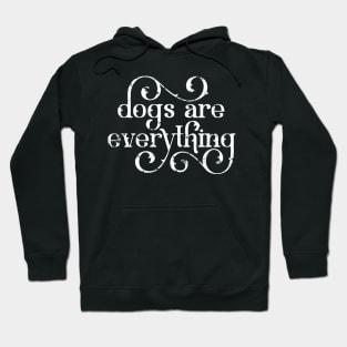 Cute Dog Lover Lettering Hoodie